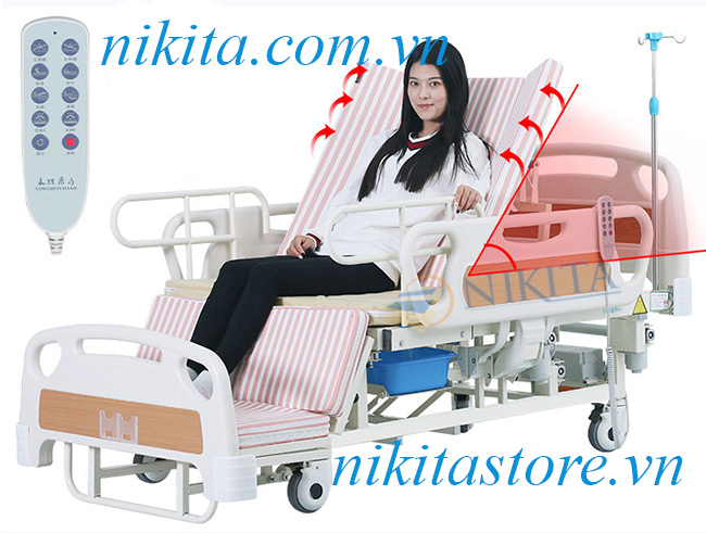 GIƯỜNG Y TẾ ĐIỆN 10 CHỨC NĂNG NIKITA DCN-08 (NKT-DH02)
