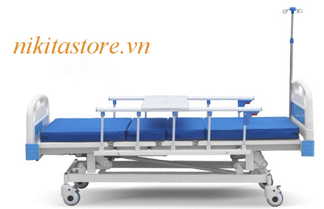GIƯỜNG BỆNH NHÂN 3 TAY QUAY NÂNG HẠ NIKITA