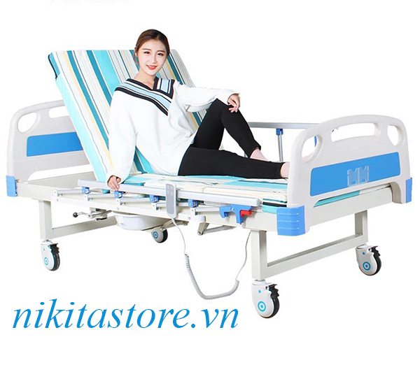 GIƯỜNG Y TẾ 3 CHỨC NĂNG ĐIỆN NIKITA CÓ BÔ