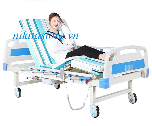 GIƯỜNG Y TẾ 3 CHỨC NĂNG ĐIỆN NIKITA CÓ BÔ